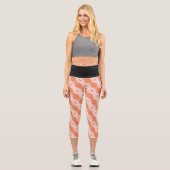 Textura #8 de la obra El corazón de los... Capri Leggings (Vorderseite)