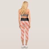 Textura #8 de la obra El corazón de los... Capri Leggings (Rückseite)