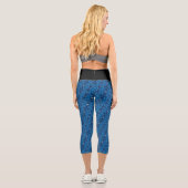Textura #8 de obra Horizonte Capri Leggings (Rückseite)