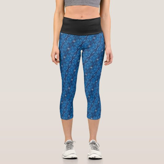 Textura #8 de obra Horizonte Capri Leggings (Vorderseite)