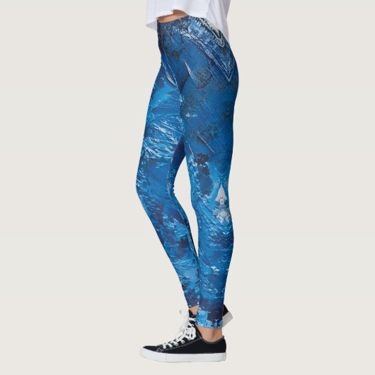 Textura #8 de obra Horizonte Leggings (Links)
