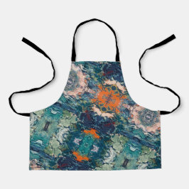 Textura #9 de la obra Viendo a travez de los ojos Schürze