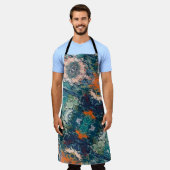 Textura #9 de la obra Viendo a travez de los ojos Schürze (Getragen)