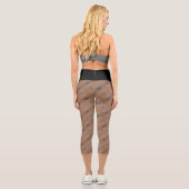Textura #9 de obra Amanecer Capri Leggings (Rückseite)
