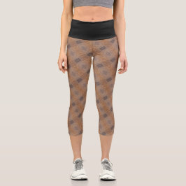 Textura #9 de obra Amanecer Capri Leggings