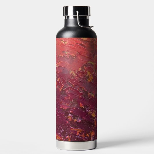 Textura de la obra La puesta del sol Trinkflasche (links)