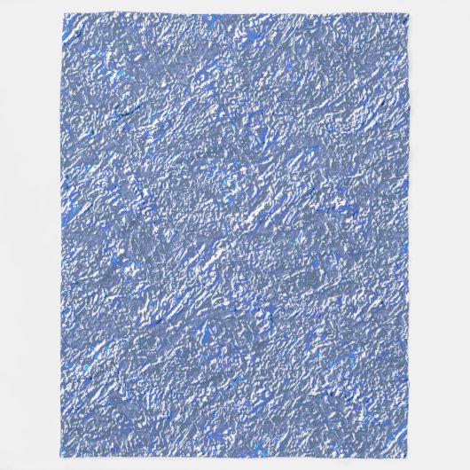 Textura rústica azul e efeito prateado fleecedecke (Vorderseite)