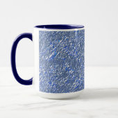 Textura rústica azul e efeito prateado tasse (Links)