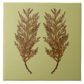 Textural Treasures of Winter on Ceramic Tile - D3 Fliese (Vorderseite)