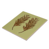 Textural Treasures of Winter on Ceramic Tile - D3 Fliese (Seite)