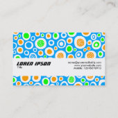 Texturband - Abstrakt 030413 Visitenkarte (Rückseite)