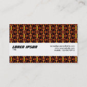 Texturband - Alien Bee Rapture Visitenkarte (Rückseite)