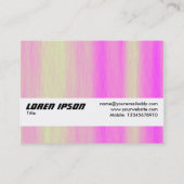 Texturband - Alien Sky Visitenkarte (Rückseite)