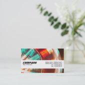 Texturband - Big Wheel Visitenkarte (Stehend Vorderseite)