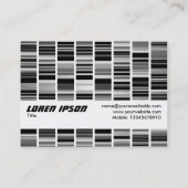 Texturband - Codex Visitenkarte (Rückseite)