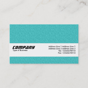 Texturband - Cyan Embossed Texture Visitenkarte
