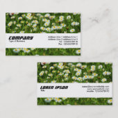 Texturband - Daisy Meadow Visitenkarte (Vorne/Hinten)