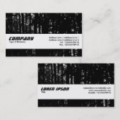 Texturband - Dunkles Holz HC Visitenkarte (Vorne/Hinten)