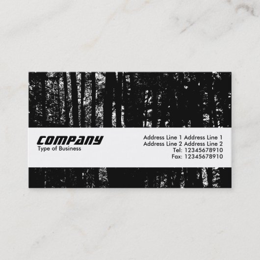 Texturband - Dunkles Holz HC Visitenkarte (Vorderseite)