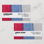 Texturband - dunkles Thread Visitenkarte (Vorne/Hinten)