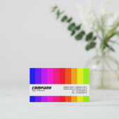 Texturband - Farbbänder 01 Visitenkarte (Stehend Vorderseite)