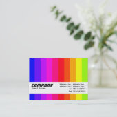 Texturband - Farbbänder 01 Visitenkarte (Stehend Vorderseite)