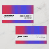 Texturband - Farbfluss Visitenkarte (Vorne/Hinten)