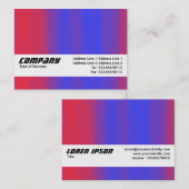 Texturband - Farbfluss Visitenkarte (Vorne/Hinten)