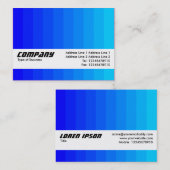 Texturband - Farbübergang - Blues Visitenkarte (Vorne/Hinten)