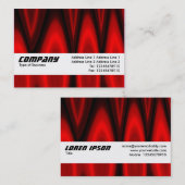 Texturband - Flammhalle II Visitenkarte (Vorne/Hinten)