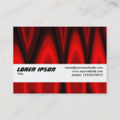 Texturband - Flammhalle II Visitenkarte (Rückseite)