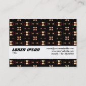 Texturband - Funkfliegen Visitenkarte (Rückseite)