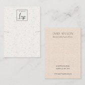 Texturband für weiße Keramik - Netzklassenanzeige Visitenkarte (Vorne/Hinten)