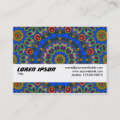 Texturband - Garten der Freuden Visitenkarte (Rückseite)