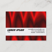 Texturband - Hall of Flame Visitenkarte (Rückseite)