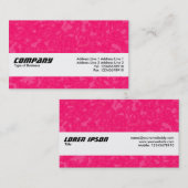 Texturband - Himbeersauce Visitenkarte (Vorne/Hinten)