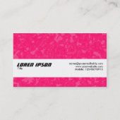 Texturband - Himbeersauce Visitenkarte (Rückseite)