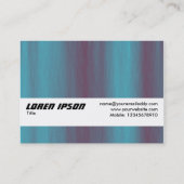 Texturband - Jet Stream Visitenkarte (Rückseite)