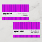 Texturband - Lila Satin Visitenkarte (Vorne/Hinten)