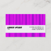 Texturband - Lila Satin Visitenkarte (Rückseite)