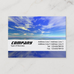 Texturband - Meer und Himmel Visitenkarte