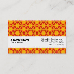 Texturband - Orange Terrazzo Muster 02 Visitenkarte