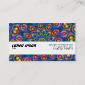 Texturband - reichlich Obst Visitenkarte (Rückseite)