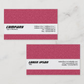 Texturband - rot verkleidete Textur Visitenkarte (Vorne/Hinten)