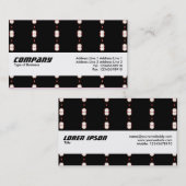 Texturband - Ruby Lights Visitenkarte (Vorne/Hinten)