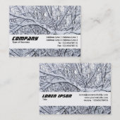 Texturband - Schneebründe Visitenkarte (Vorne/Hinten)