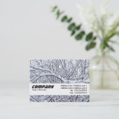 Texturband - Schneebründe Visitenkarte (Stehend Vorderseite)