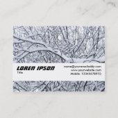 Texturband - Schneebründe Visitenkarte (Rückseite)