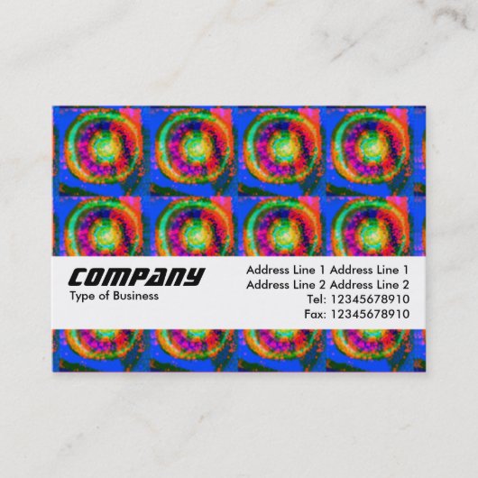 Texturband - Sie sagen die Sonnenuntergänge Visitenkarte (Vorderseite)