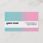 Texturband - Soap Sandwich Visitenkarte (Rückseite)